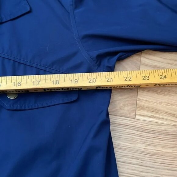 Lauren Ralph Lauren Navy Full Zip Cinch Waist Anorak Jacket - Picture 4 of 8